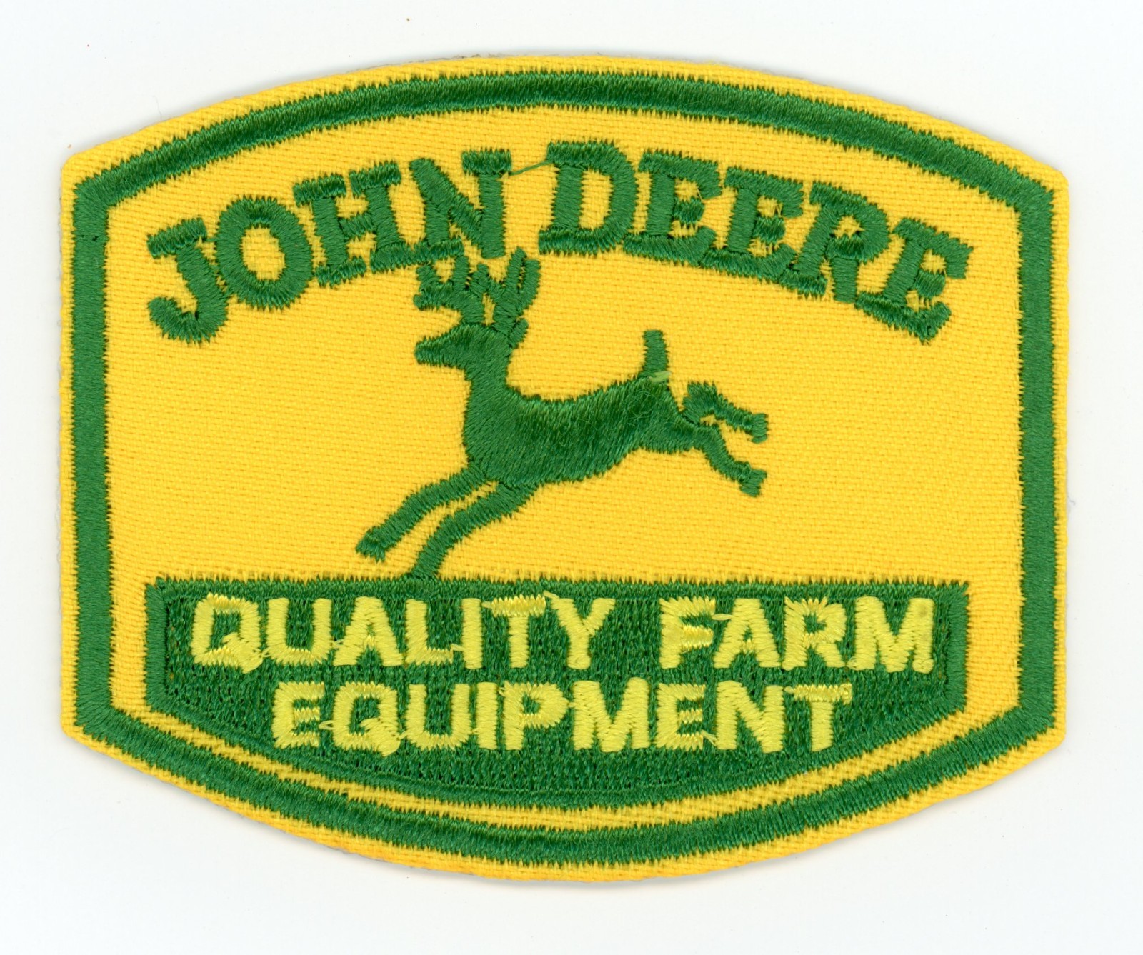 John Deere Patch – Agricultural Equipment Embroidered Iron-On Sew-On Badge