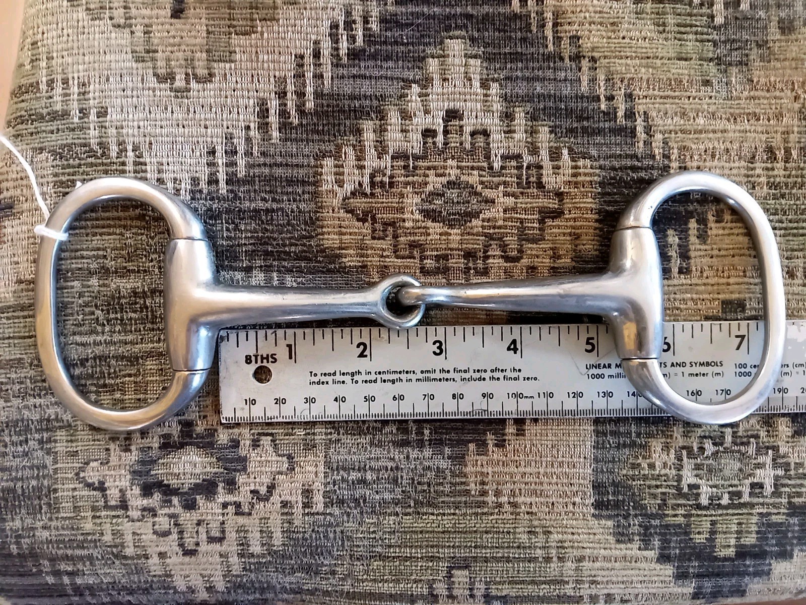 Eggbutt Snaffle Flat Ring 12mm