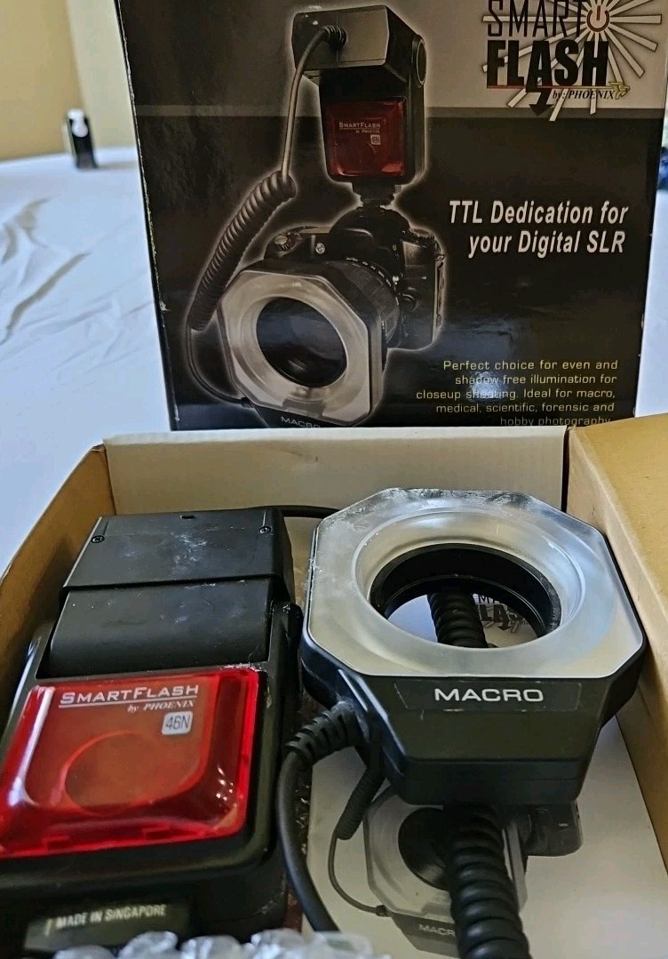 Nikon Phoenix Smart Flash RF-46 Ring Light/Macro Tested