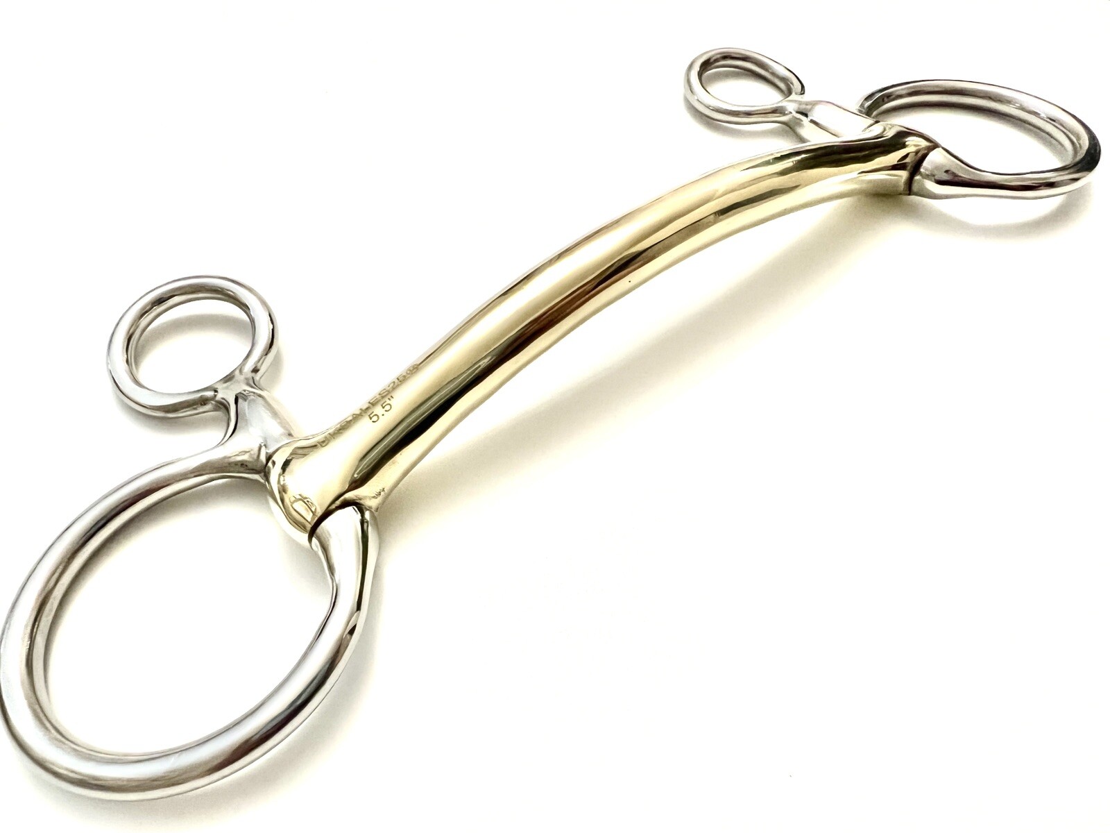 Hanging Cheek Mullen Mouth Snaffle Bit GS & SS (UKSALES25®) *SAME DAY DISPATCH*