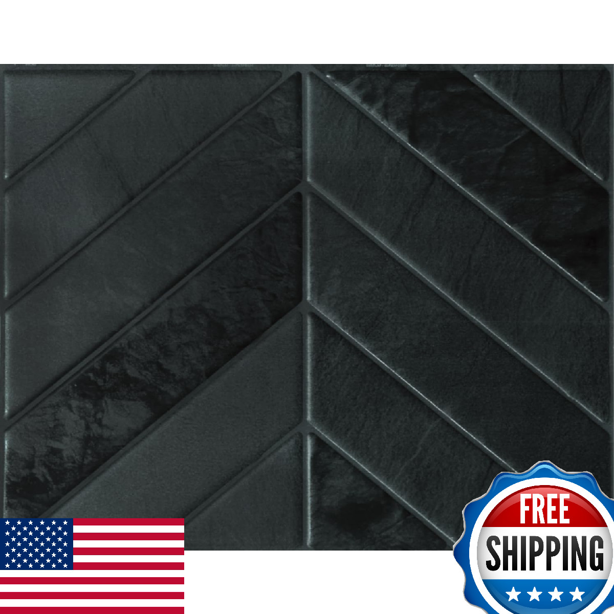 SMART TILES Peel & Stick Backsplash 5-Sheets 11.43x9" 3D Wall Tile Kit