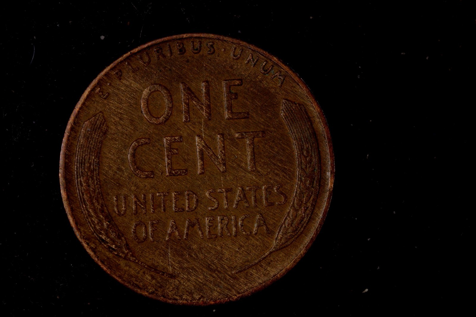 1941 Lincoln Cent Featuring Improper Alloy Mix - Wood Grain