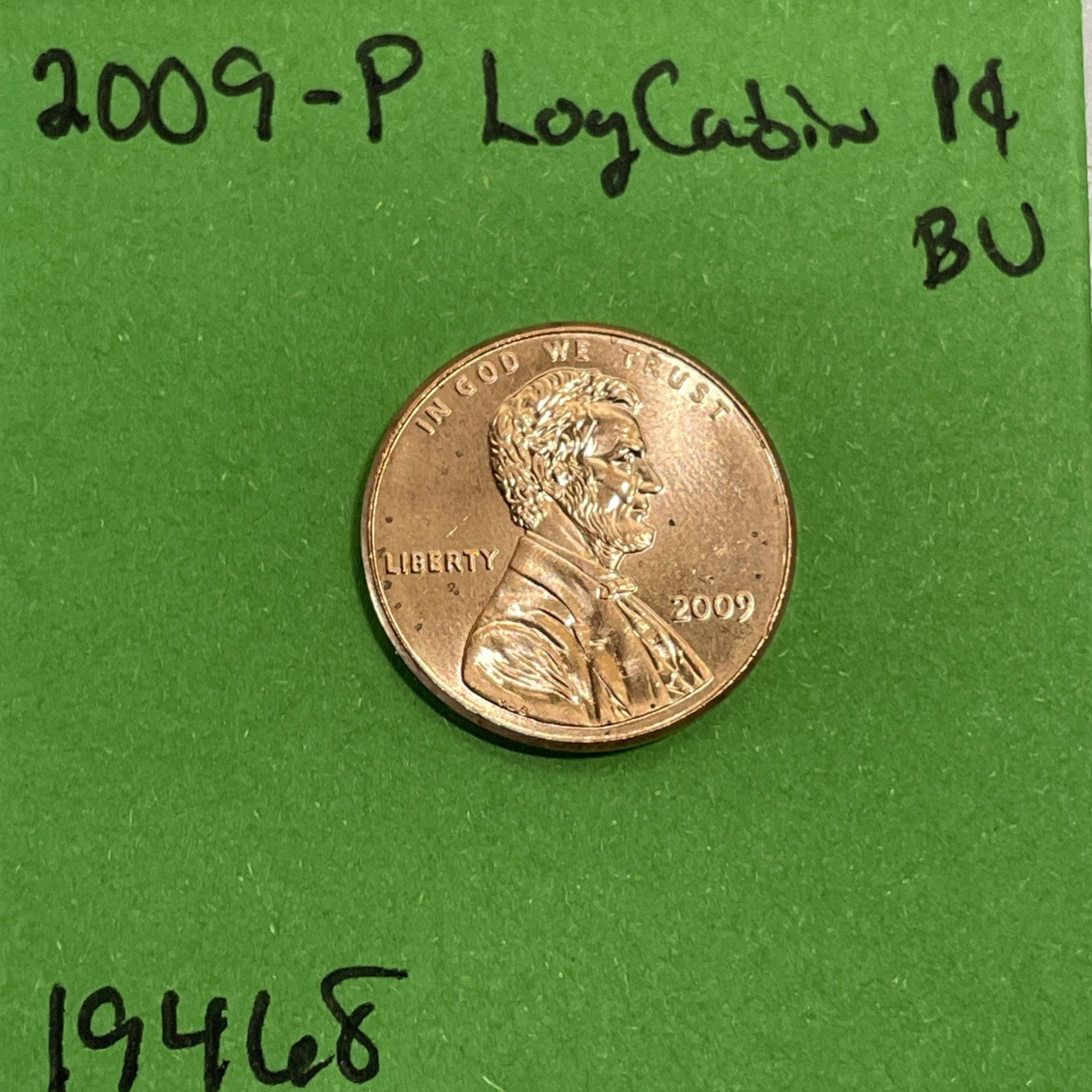 2009 Lincoln Log Cabin Early Childhood Cent / Penny 1c Choice BU Brilliant Unc