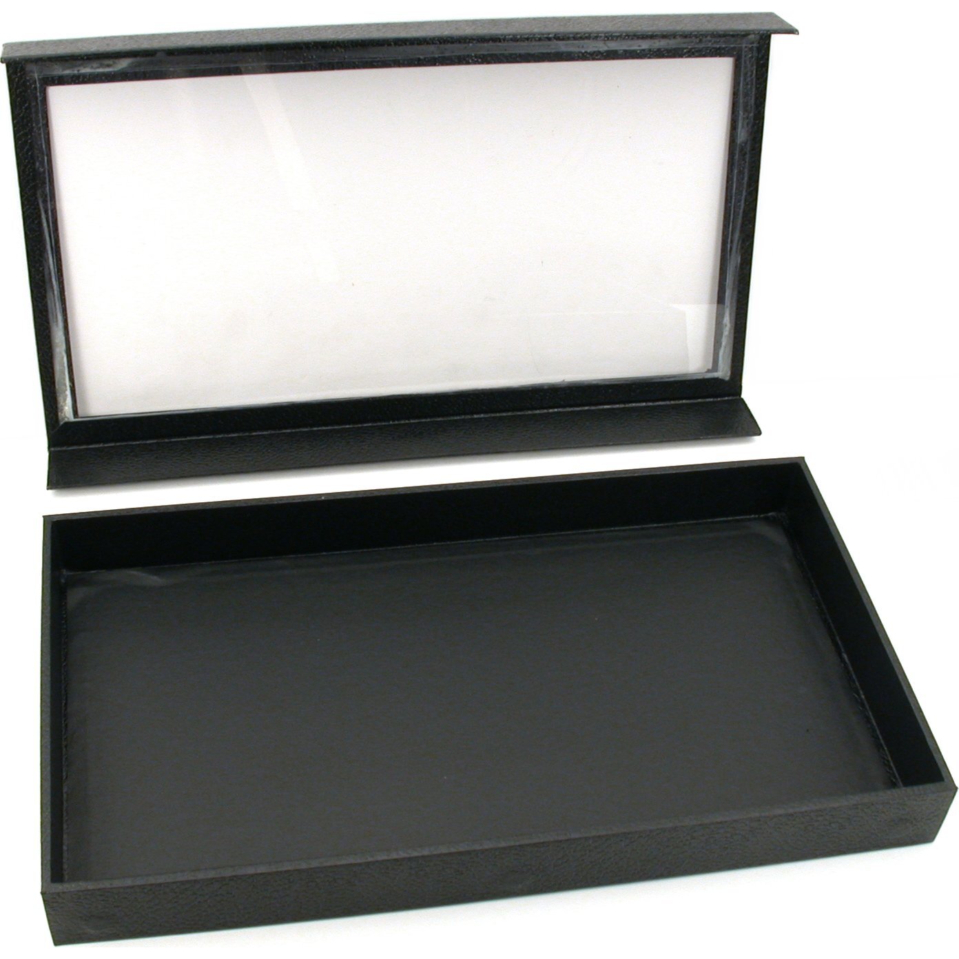 72 Ring Blue Jewelry Box Display Case Magnetic Lid