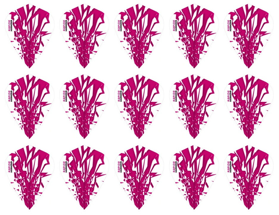 5 New Sets Harrows Rapide Kite Dart Flights – Ships w/ Tracking - Pink