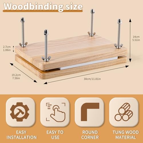 Book Binding Kits, Bookbinding Supplies, 7.9"x11.6" Bookbinding Kit -1