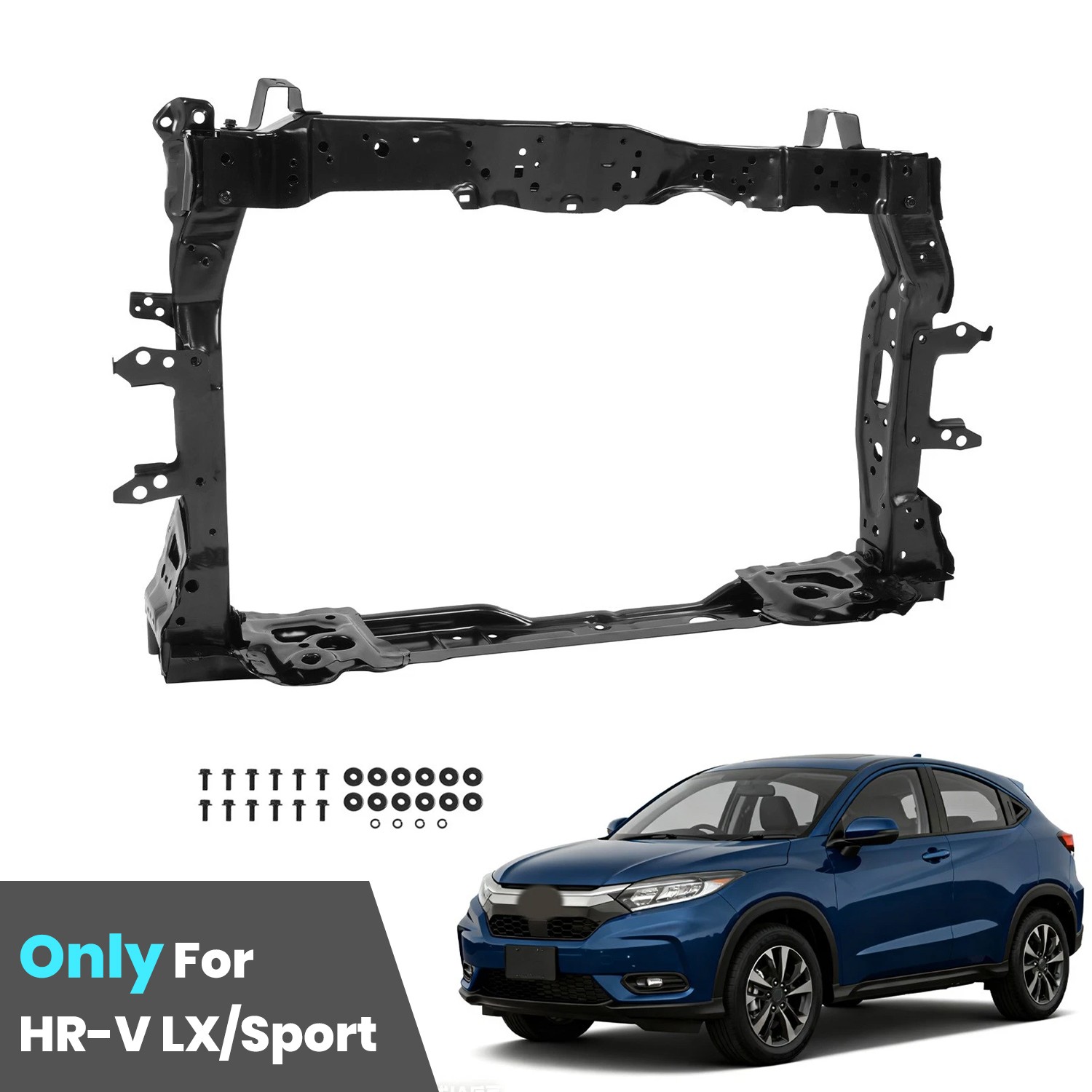 Steel Radiator Support Fit For Honda HR-V LX/Sport 2019-2022 #60400T7WA10ZZ