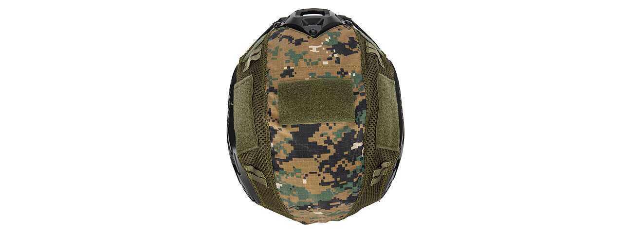 G-Force 1000D Nylon Polyester Bump Helmet Cover - Woodland Digital Airsoft Gun /