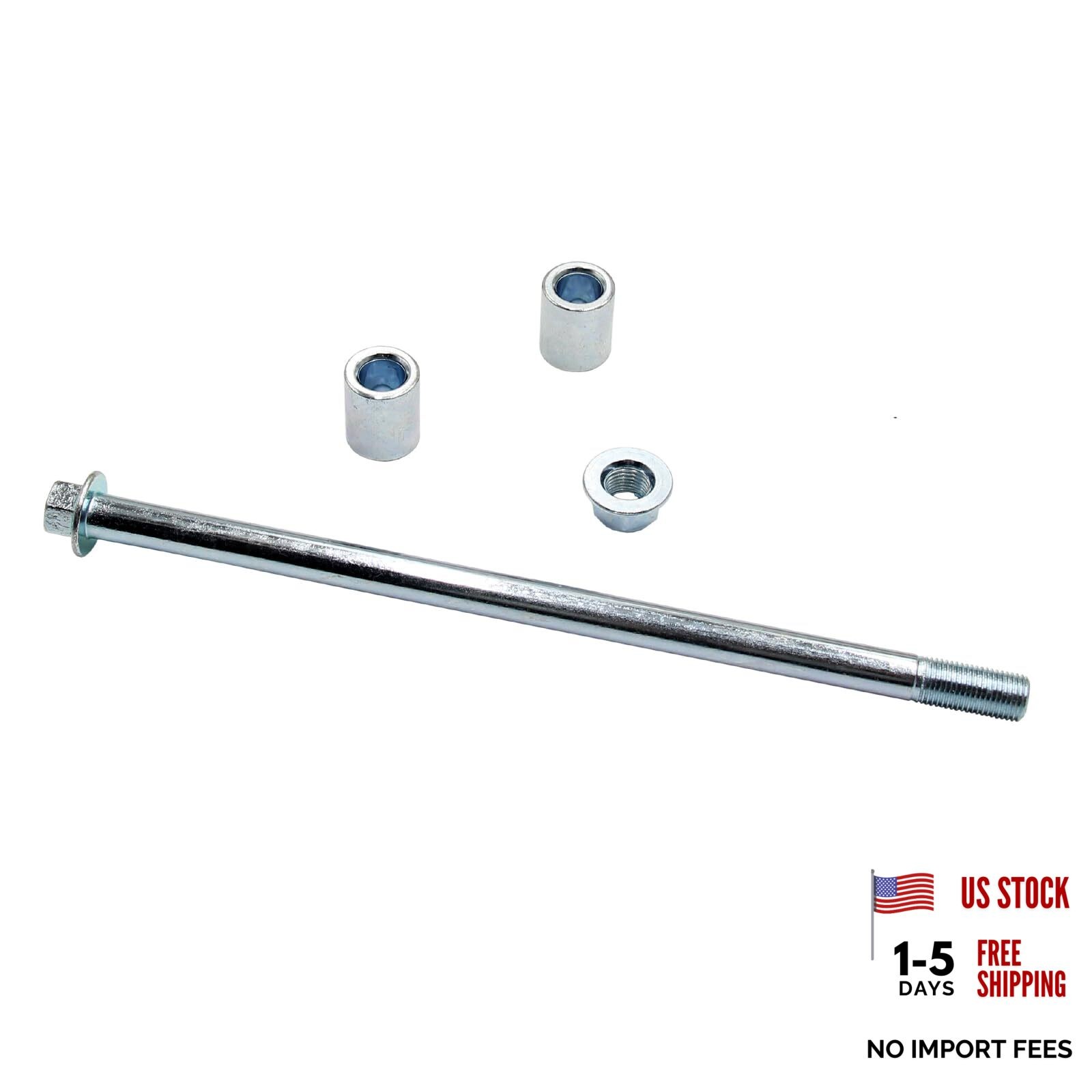 12mm 240mm Front Rear wheel Axle with Spacer XR50 CRF50 Dirt Pit Bike Silvery