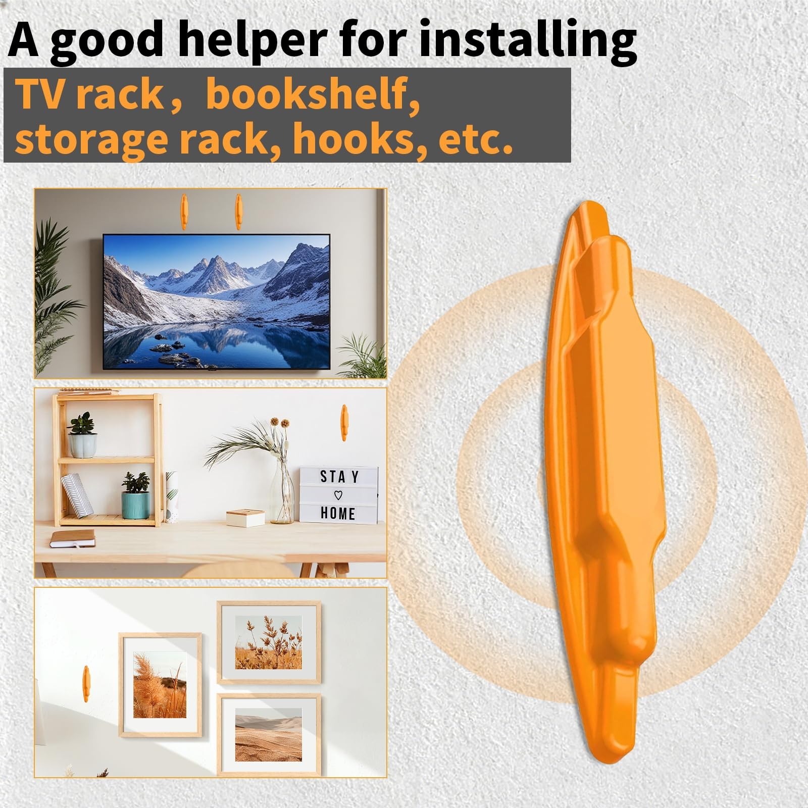 Magnetic Stud Finder for Drywall, Manual Wall Stud Locator Tool for Finding S...