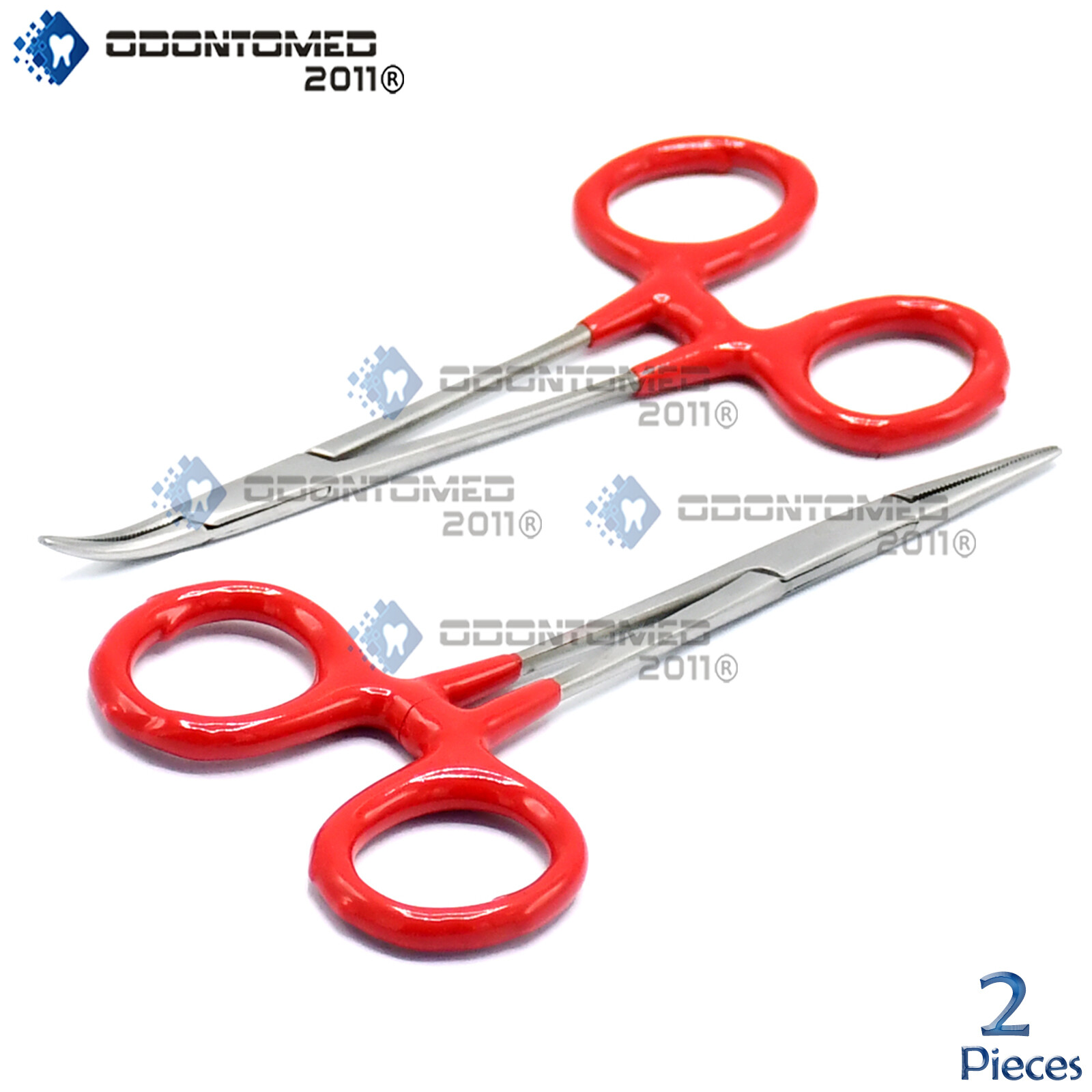 Hot Useful 5" Fishing 5'' Straight Hemostat Forceps Red Dep Clamps Str + Cvd