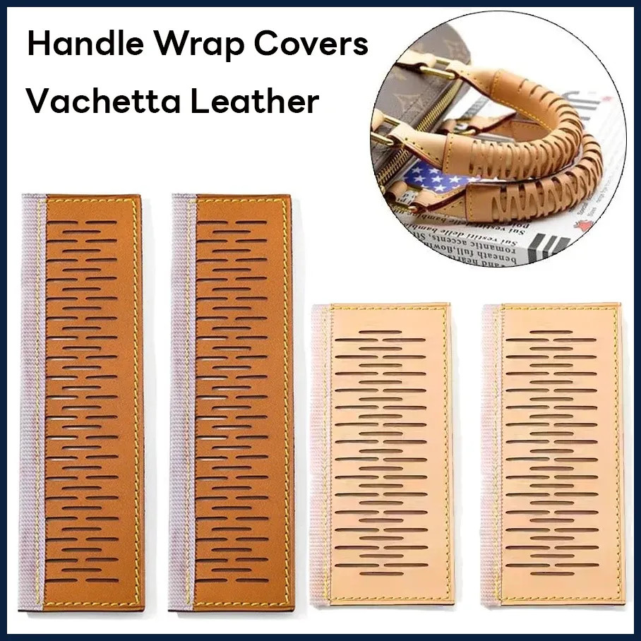 2Pcs Bag Handle Wrap Covers for Speedy 25 30 35,Vachetta Leather Grip Protector