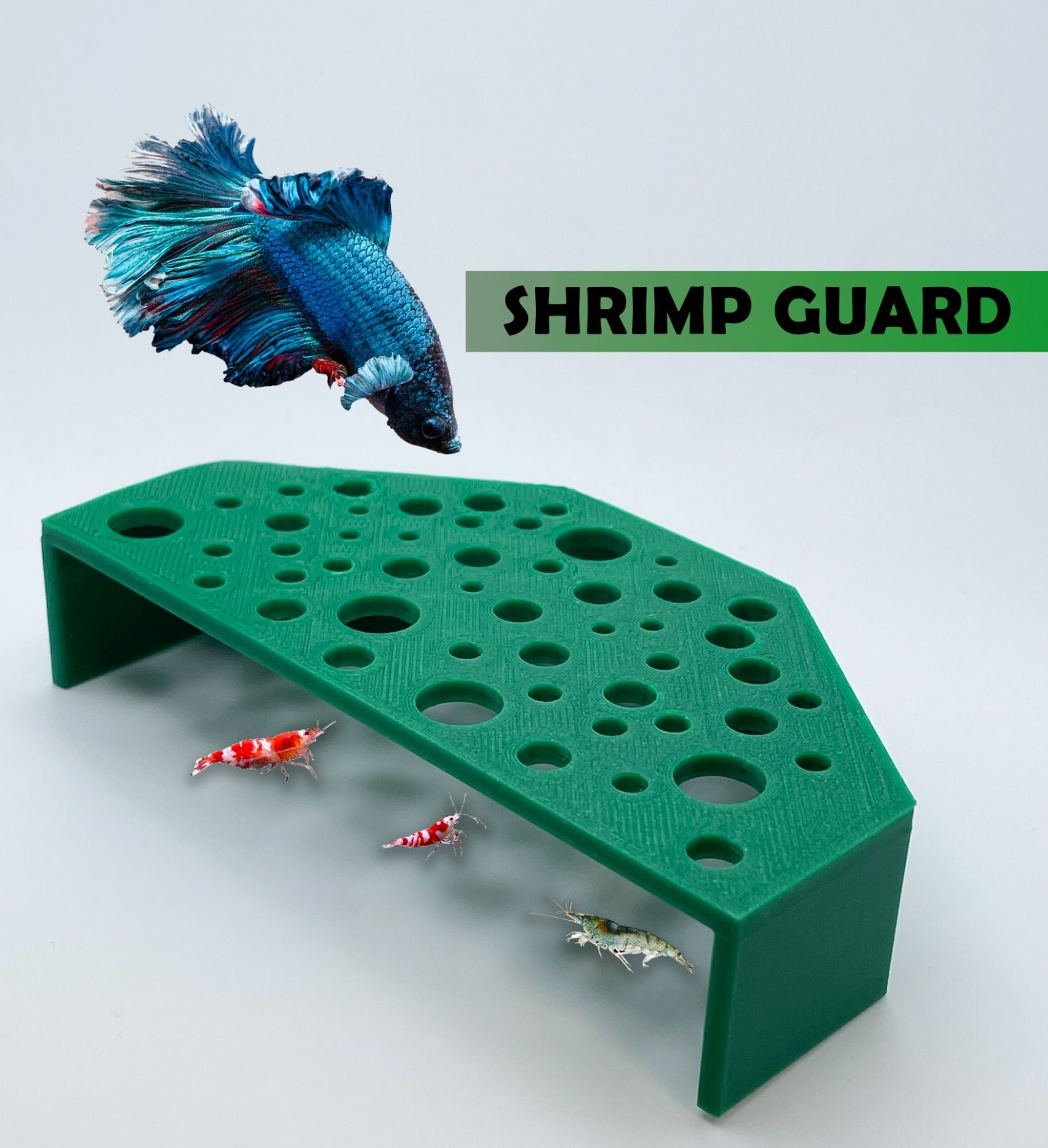 Shrimp Guard to Prevent Predator Fish, Ultimate Breeding Protection for Shrimps.
