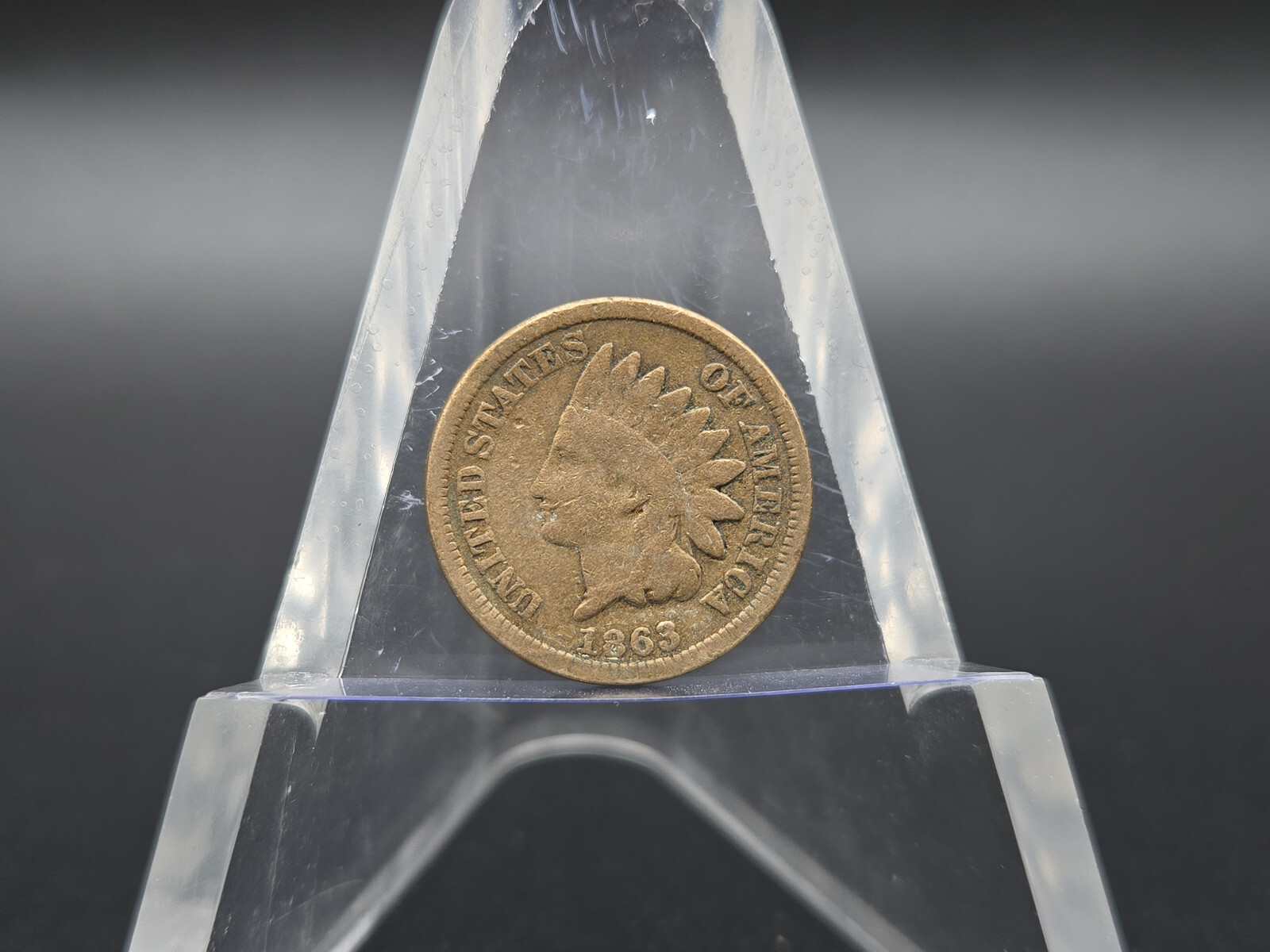 1863 Indian Head Cent **Solid Filler** #9