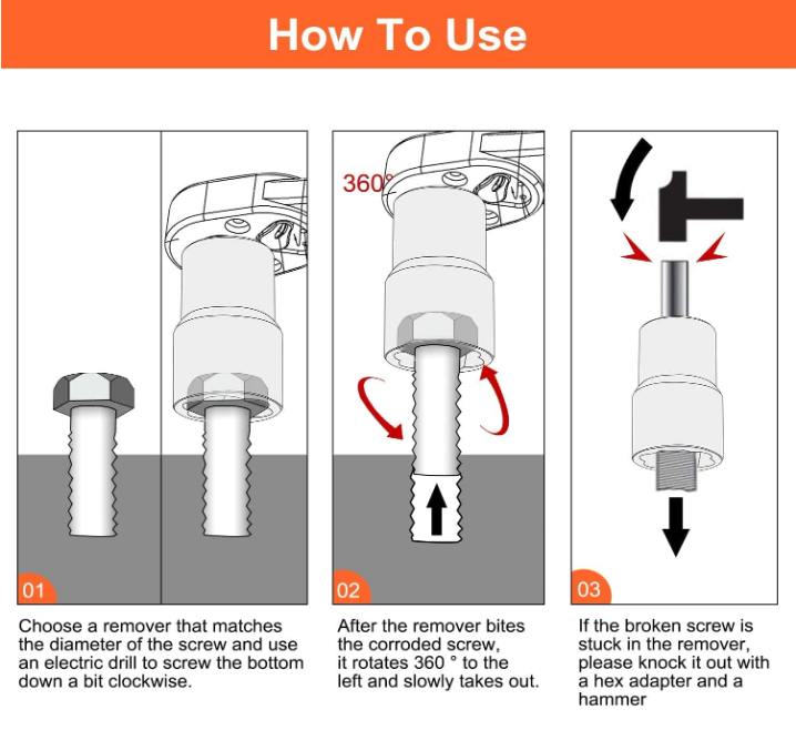 Bolt Nut Extractor Set, 1/2" Drive Impact Lug Nut Wheel Lock Remover Socket Tool