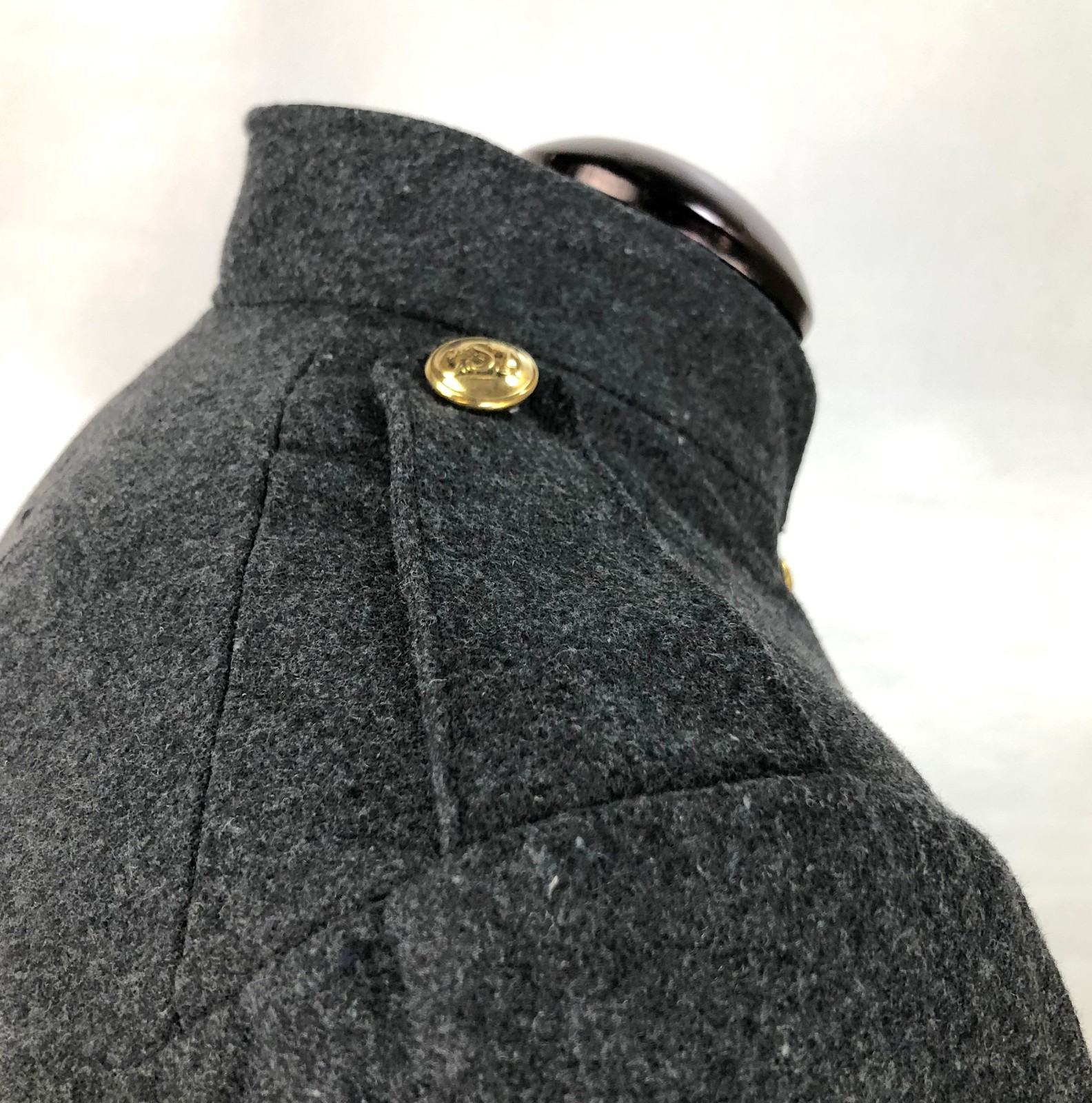 Confederate Richmond Depot Type 2 Jacket of Charcoal Grey Size 38