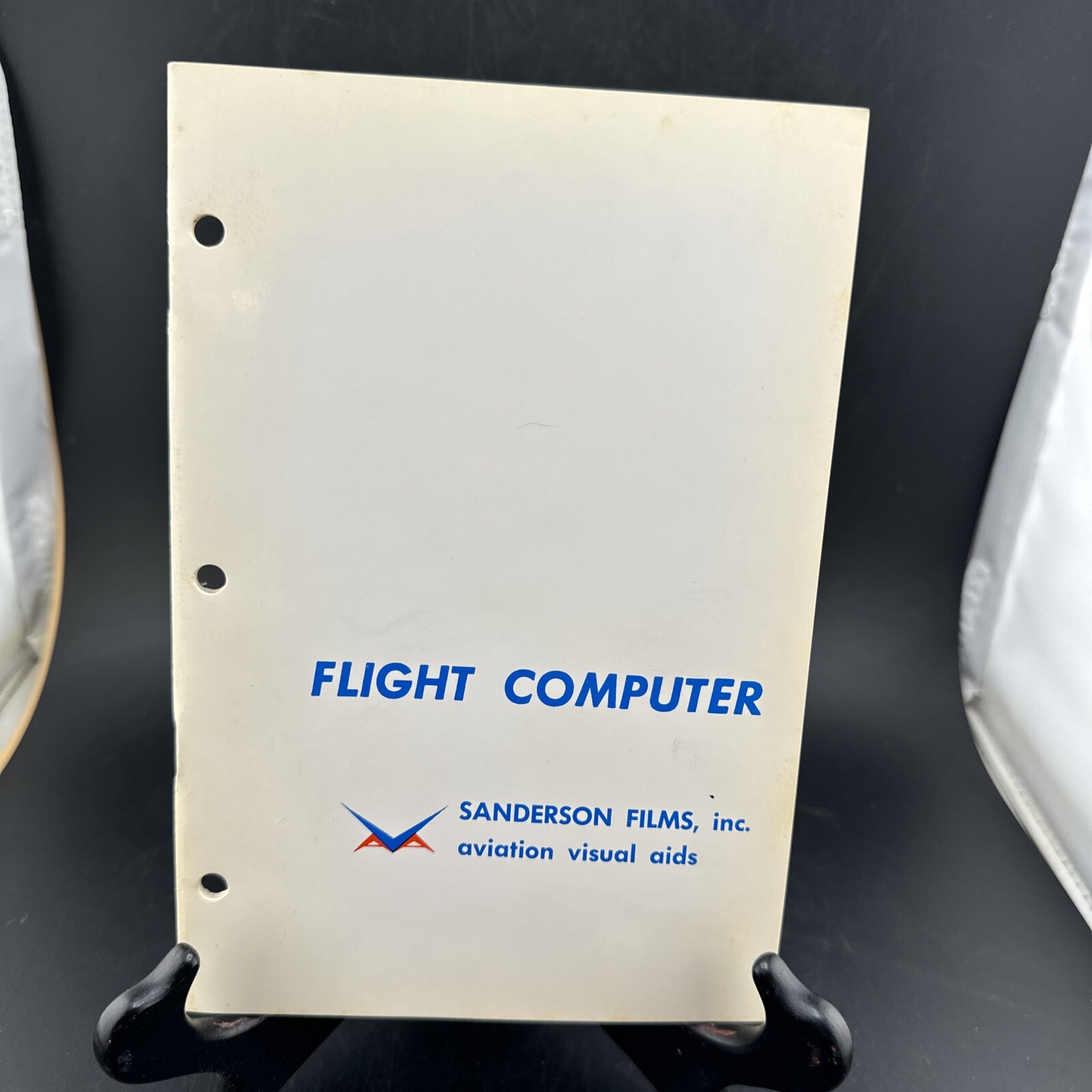 Vintage 1963 Sanderson Films Flight Computer Book 💥Aviation Literature