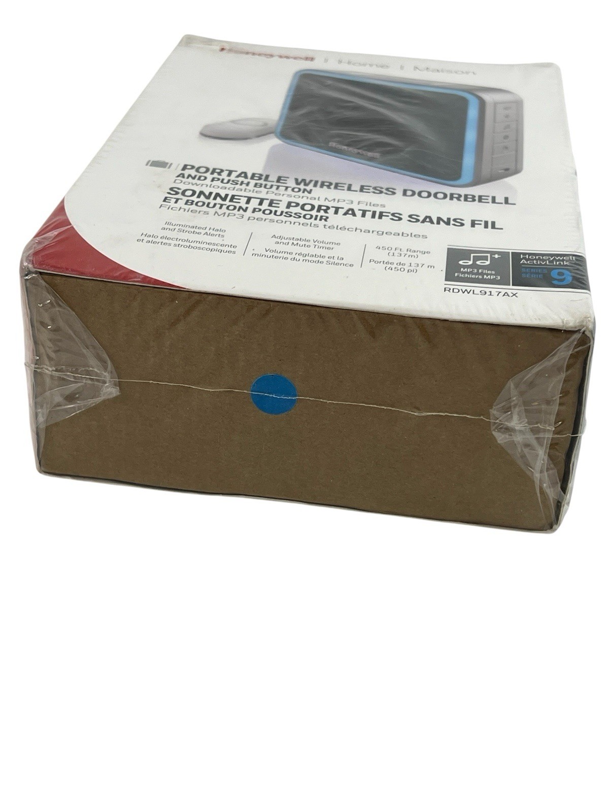 Honeywell Home Portable Wireless Doorbell & Push Button Series 9 RDWL917AX2000