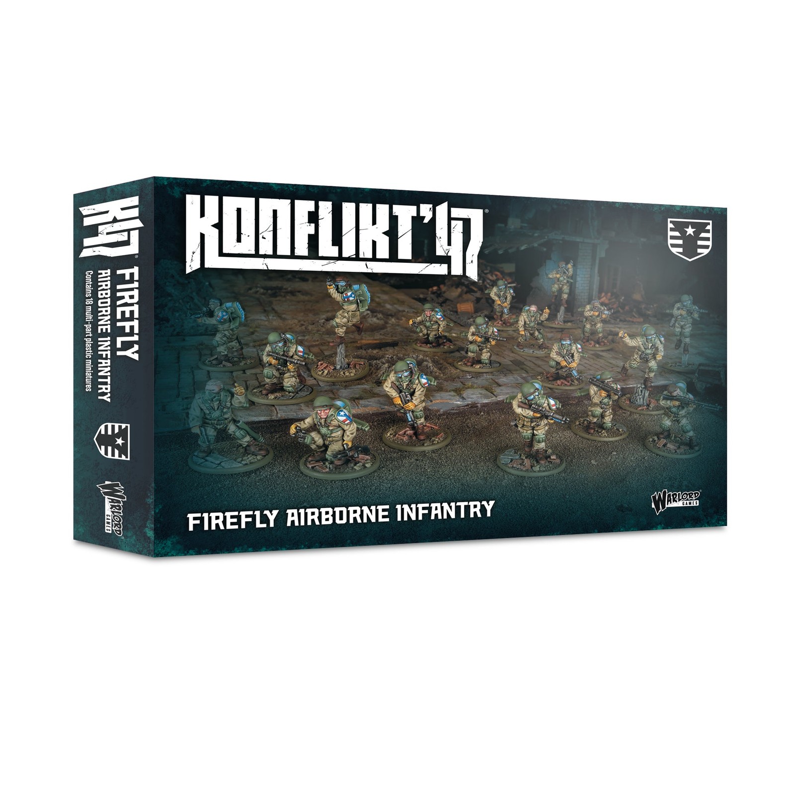 Konflikt '47 United States Firefly Airborne Infantry Warlord Games