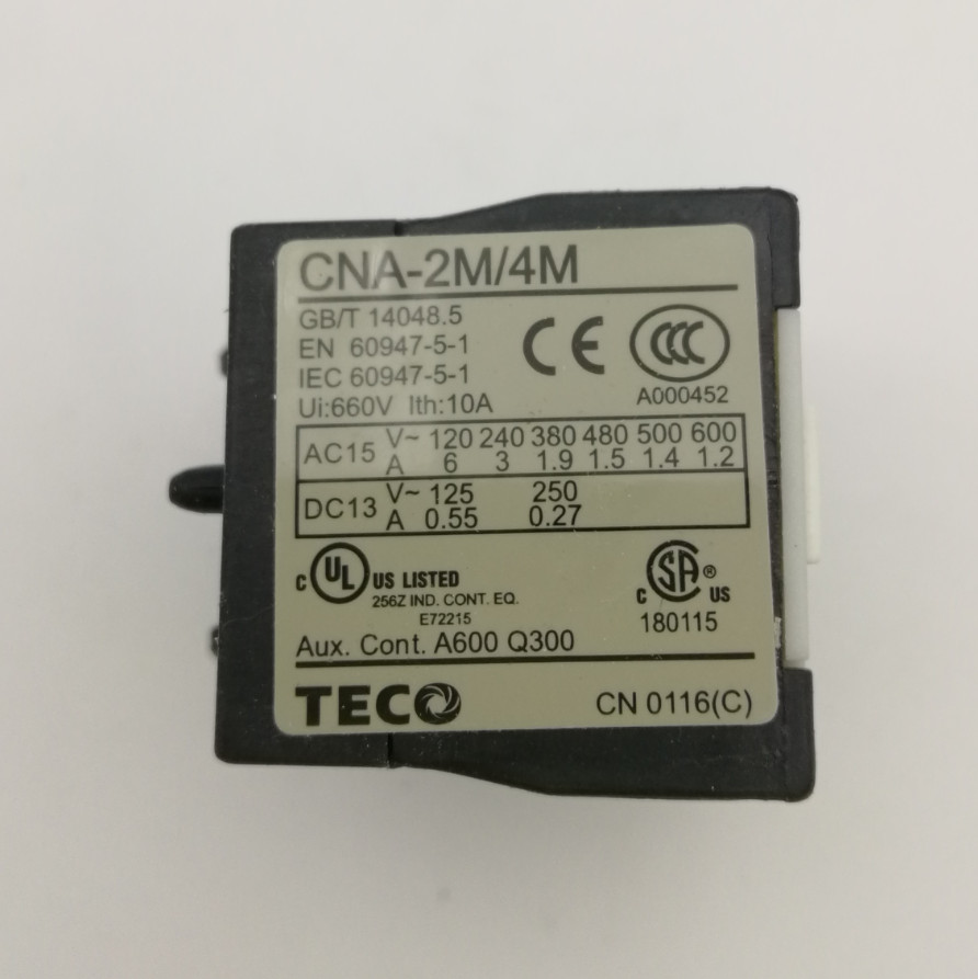 1PC New TECO Auxiliary contact CNA-431M 3NO1NC #LL