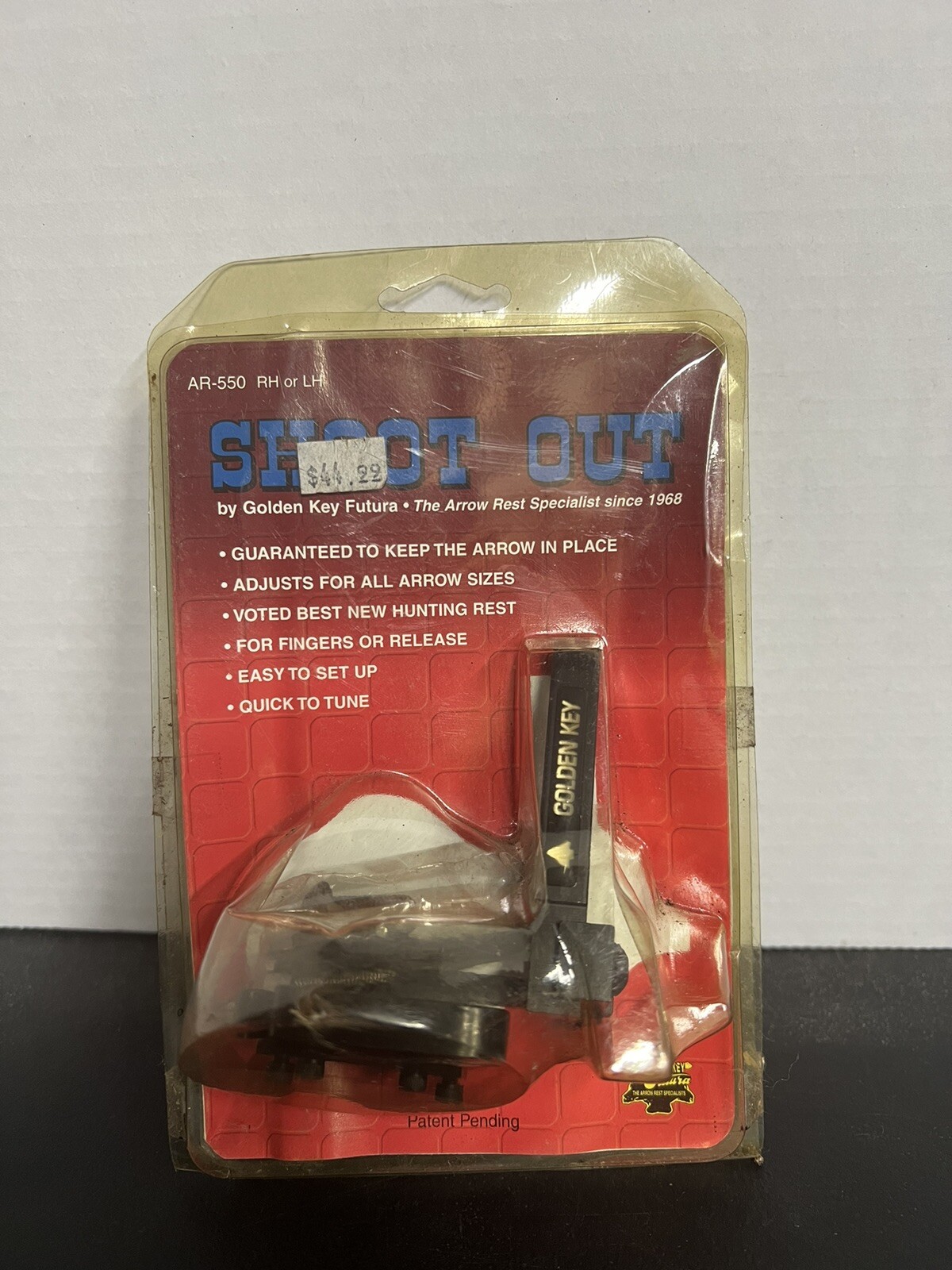 NEW Vtg Golden Key Futura AR-550 Arrow Rest RH Or LH