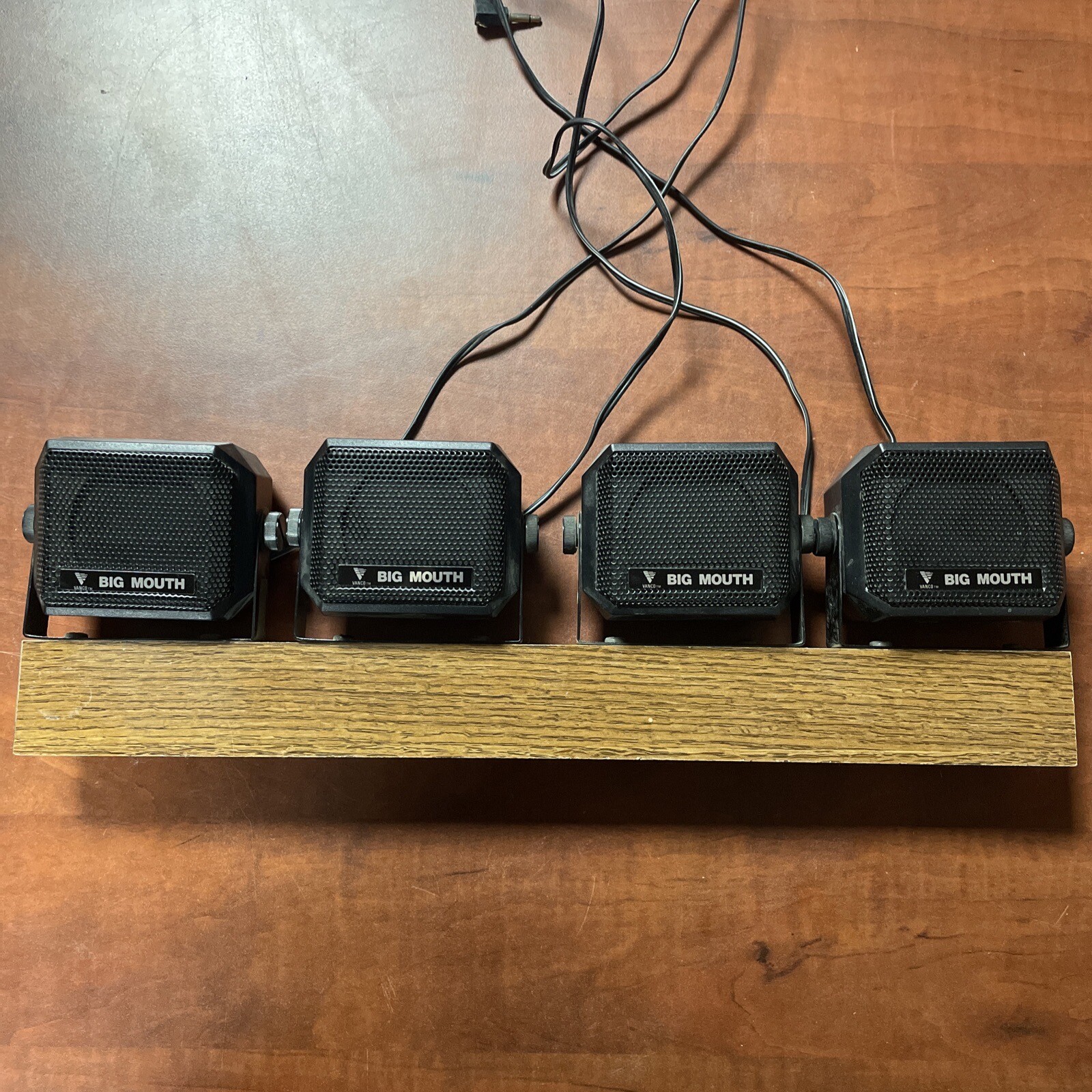 Vintage Vanco Big Mouth Compact CB Radio External Speaker Set Up