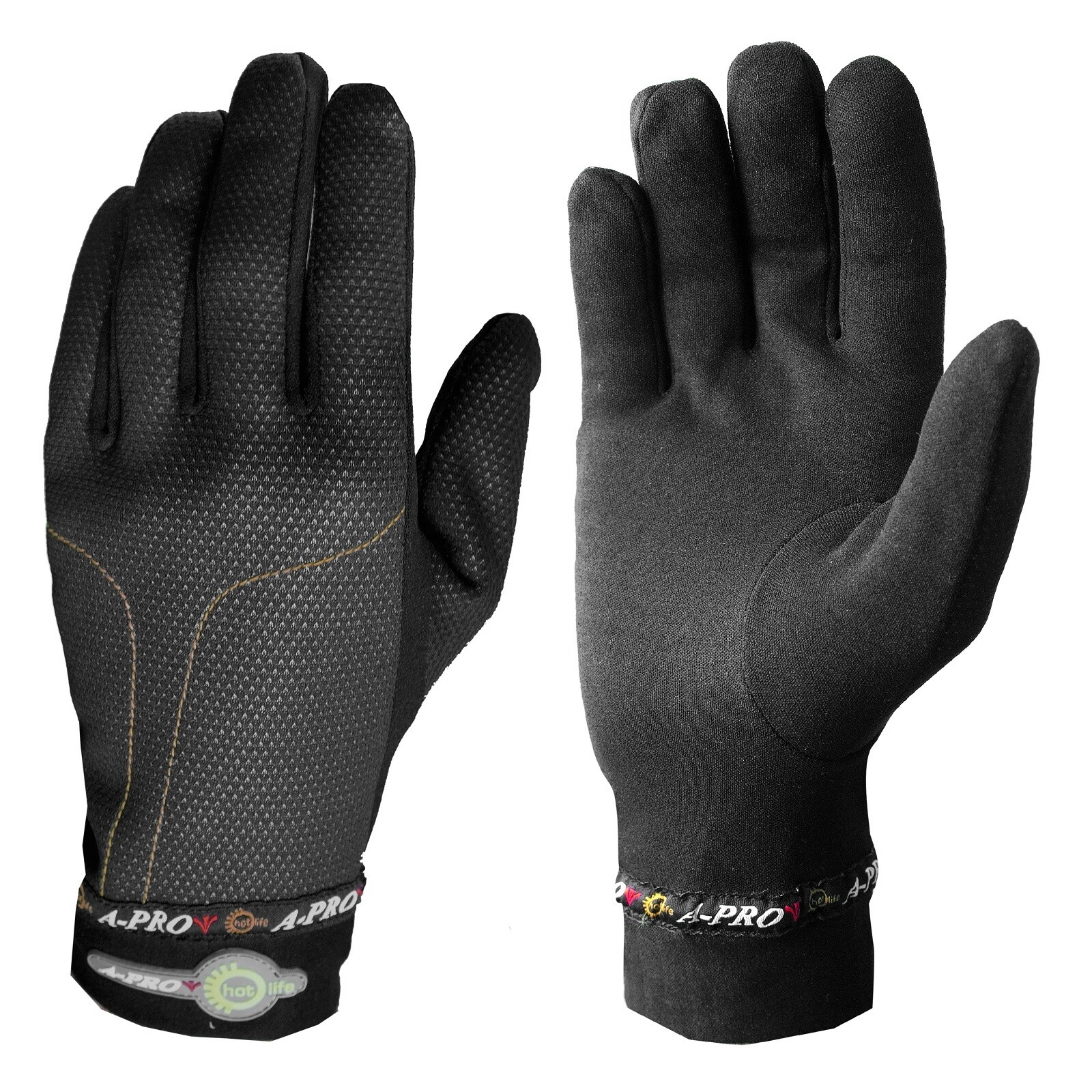 Winter Warm Unisex Motorcycle Motorbike Riding Thermo Gloves Underwear Black XL