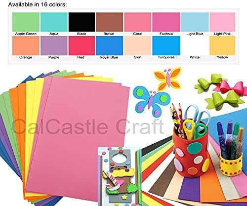 Craft Foam Sheet Foamie Eva Foam Foamy Extra Large 12" x 20" Crafting 2mm thick