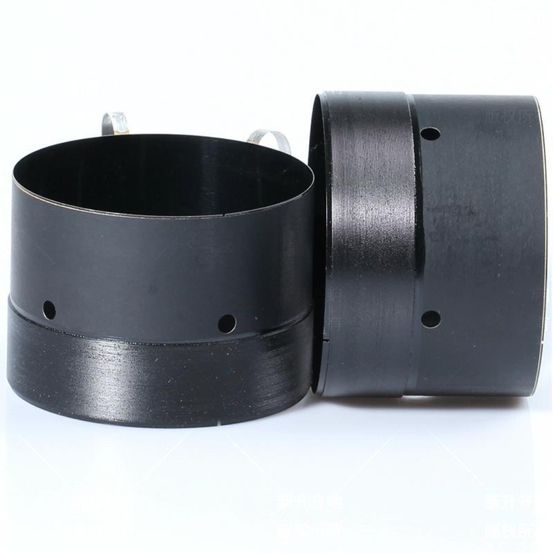 1pair 76.5mm Black aluminum Bass voice coil 2-layer Flat Wire 6ohm 650-850W