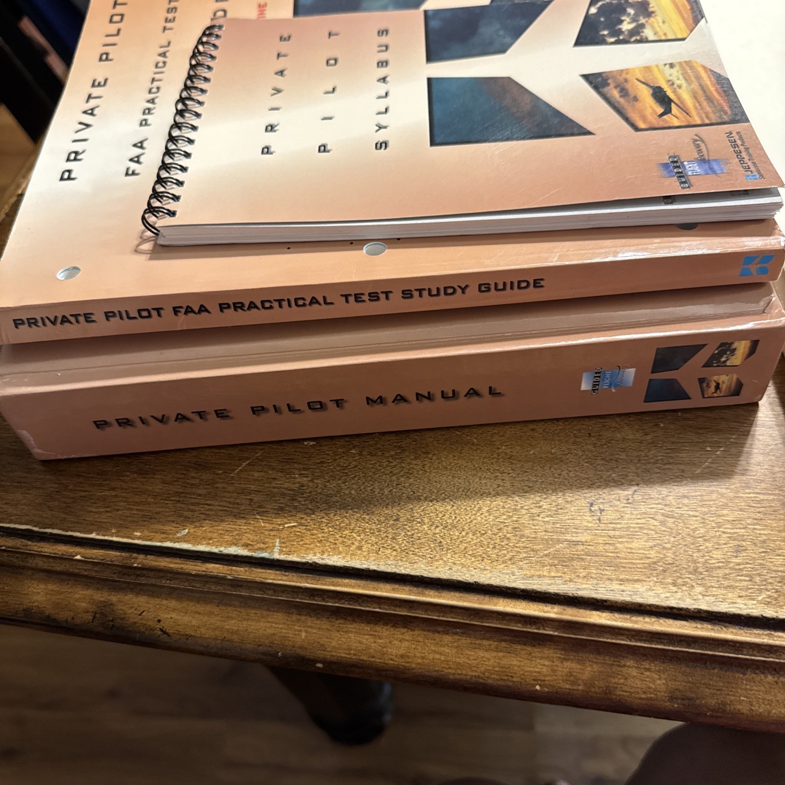 Jeppesen Guided Flight Discovery Private Pilot Textbook & Test Guide Bundle Of 6