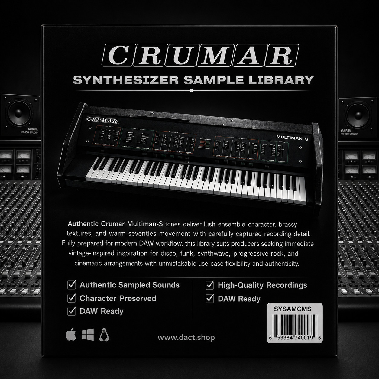 Crumar Multiman-S String Synthesizer Sample Library