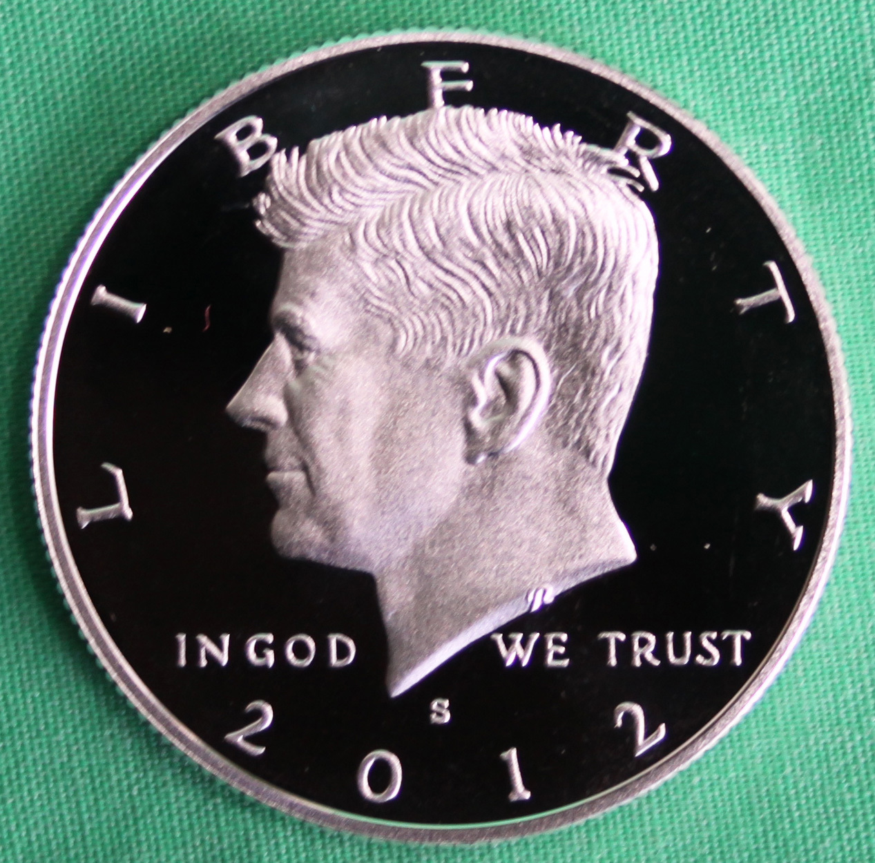 2012 S Proof SILVER Kennedy Half Dollar Coin 50 Cent JFK from US Mint Proof Set