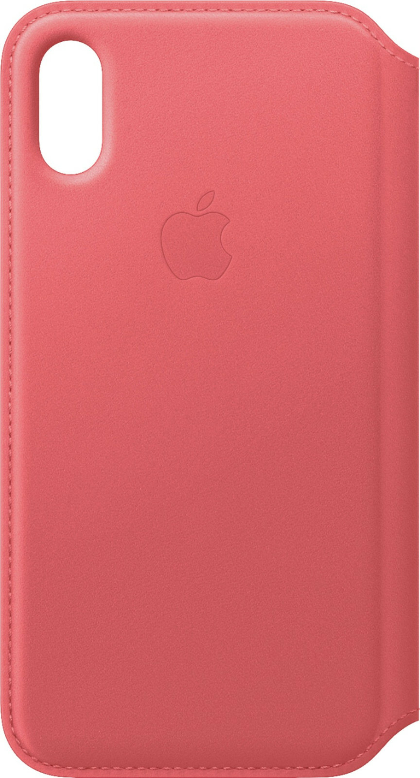 NEW Genuine Apple MRX12ZM/A Leather Folio Case Cover for iPhone Xs PEONY PINK