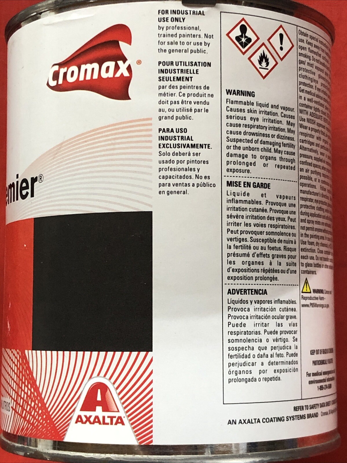 1 QUART DUPONT CHROMAPREMIER 4550F BALANCER CHROMA PREMIER