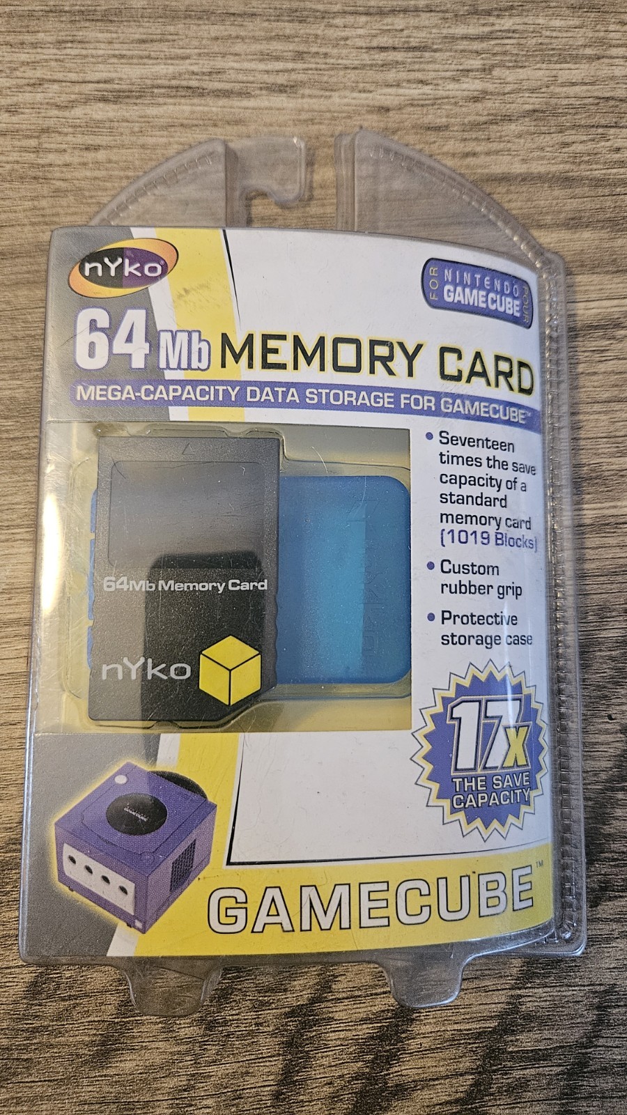 nip NYKO 64mb MEMORY CARD for nintendo GAMECUBE