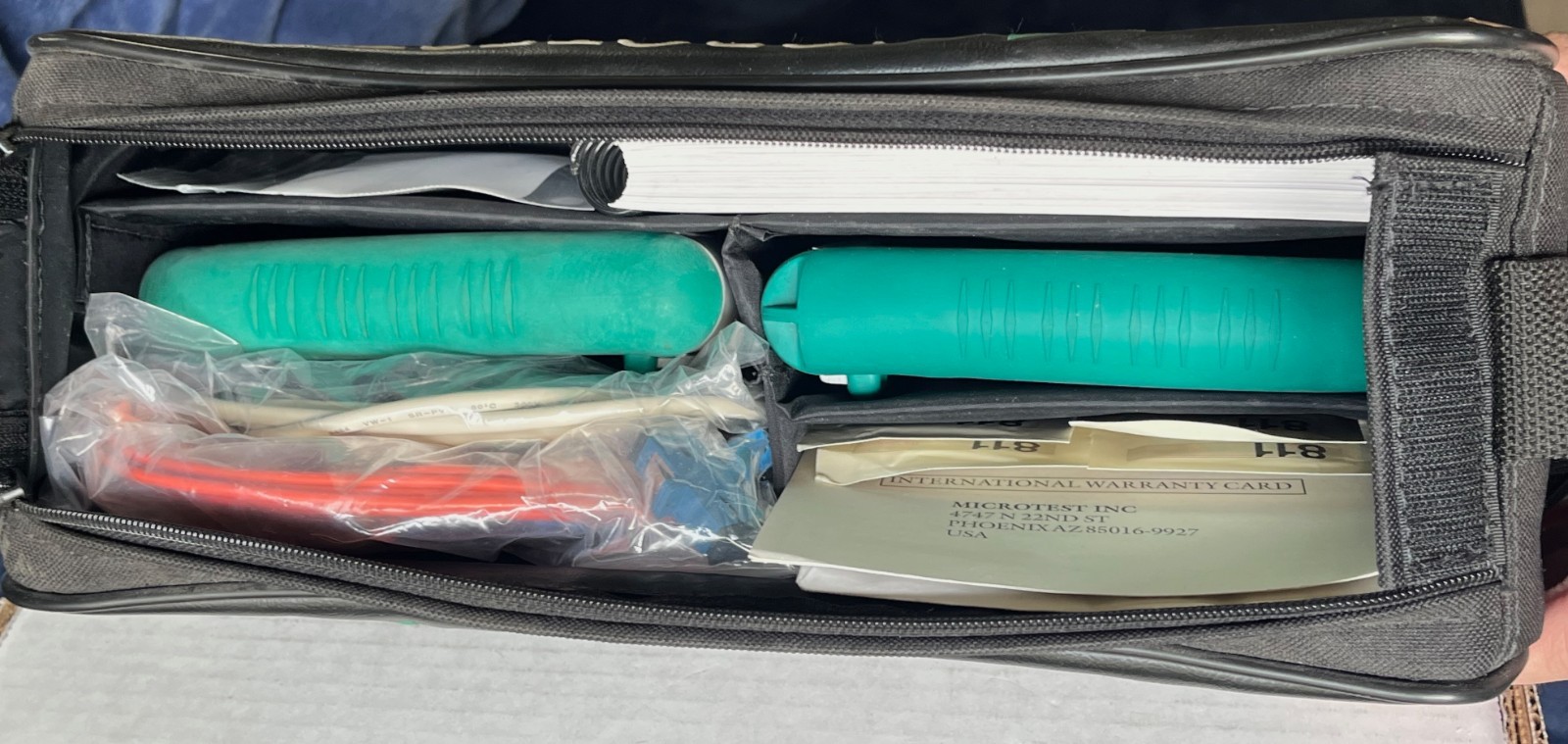 Microtest SimpliFiber Kit - Meter and 850/1300 Source with Accessories and Case