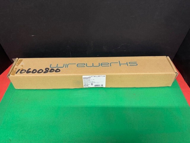 Wirewerks CAT5E 110 PATCH PANEL, 1U, 24 PORT, BLACK, T568A-B WW-000800