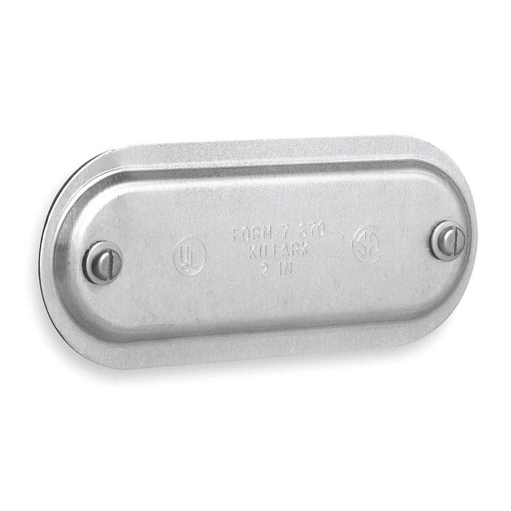 HUBBELL KILLARK 570 Conduit Access Cover,Steel 2MY60