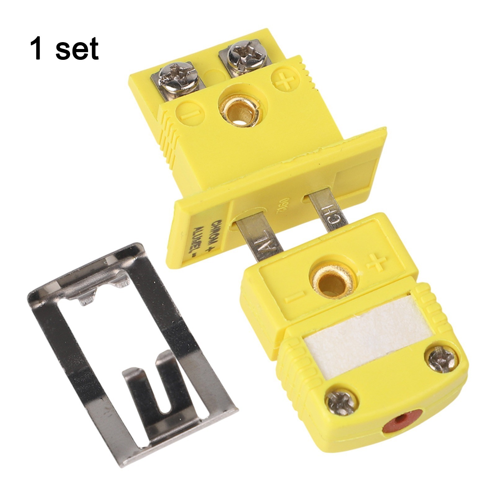 Nylon and Alloy K Type Panel Mount Connector for Enhanced Contact Performance