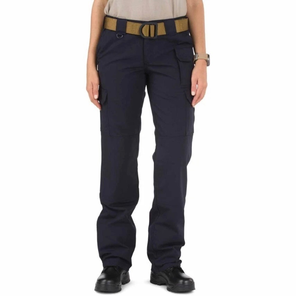 Women's 5.11 Tactical Navy Taclite Pro Ripstop Straight Leg Pants Size 12