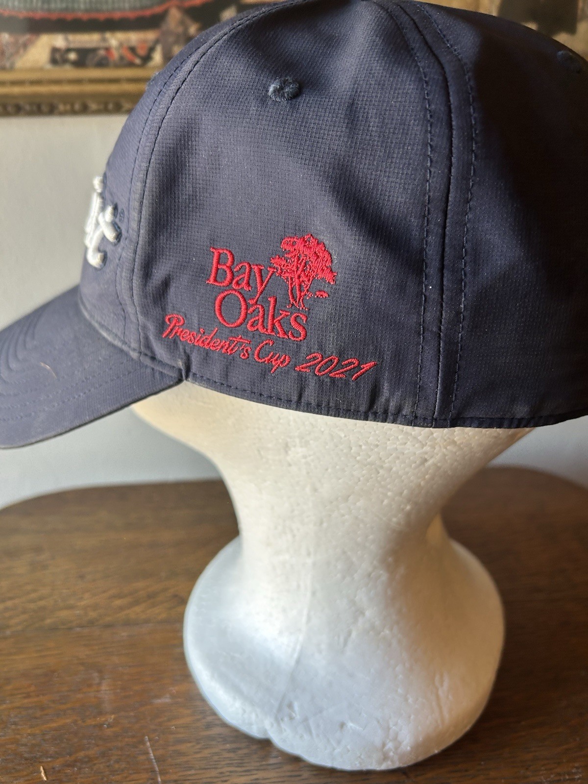 Titleist Navy Golf Hat Cap Bay Oaks Presidents Cup Strapback 2021