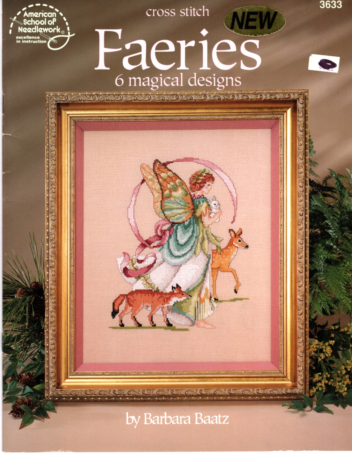 FAERIES: 6 Magical Designs by Barbara Baatz, ASN Booklet 3633