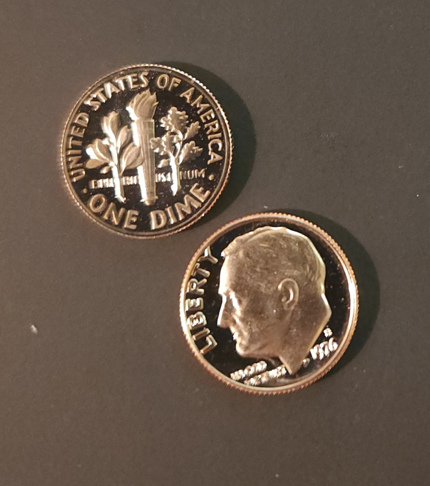 1976 S Dime Gem Cameo Proof Roosevelt - FREE SHIPPING