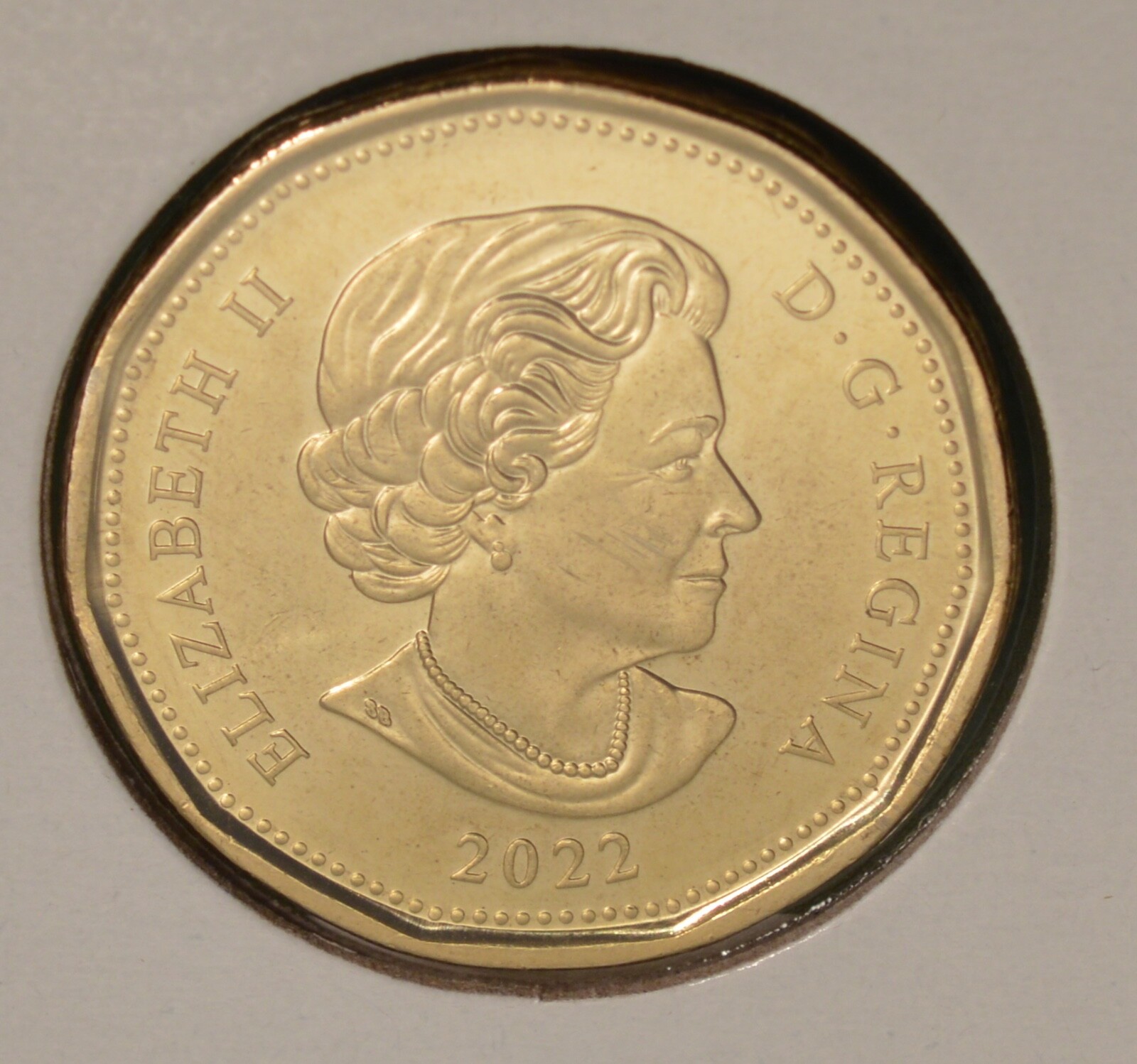2022 Canada Loonie - BELL - PLAIN - BU UNC - from mint roll 🇨🇦🇨🇦