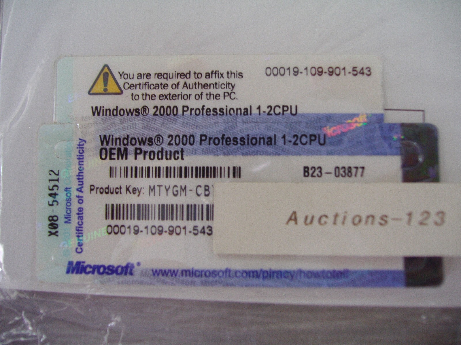 MICROSOFT WINDOWS 2000 PROFESSIONAL w/SP4 FULL OPERATING SYSTEM MS WIN PRO =NEW=