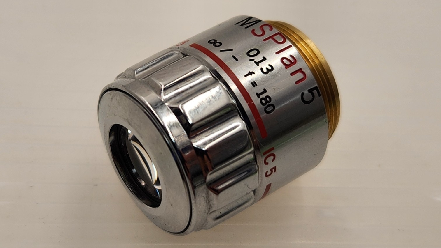Olympus MSPlan 5x 0.13 MICROSCOPE OBJECTIVE LENS for RMS 34825