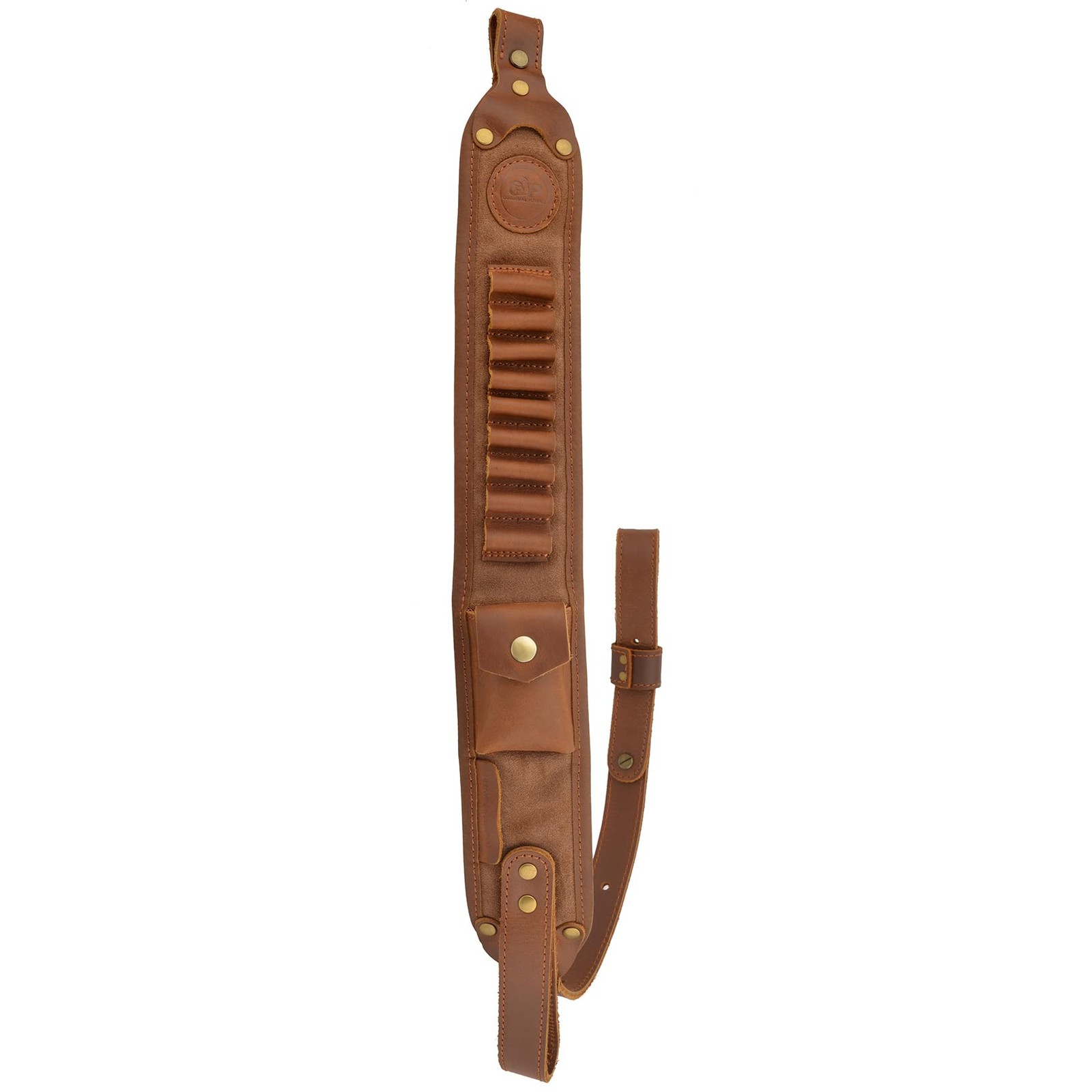 Tas Trost Leather Rilfe Shoulder Sling Brown