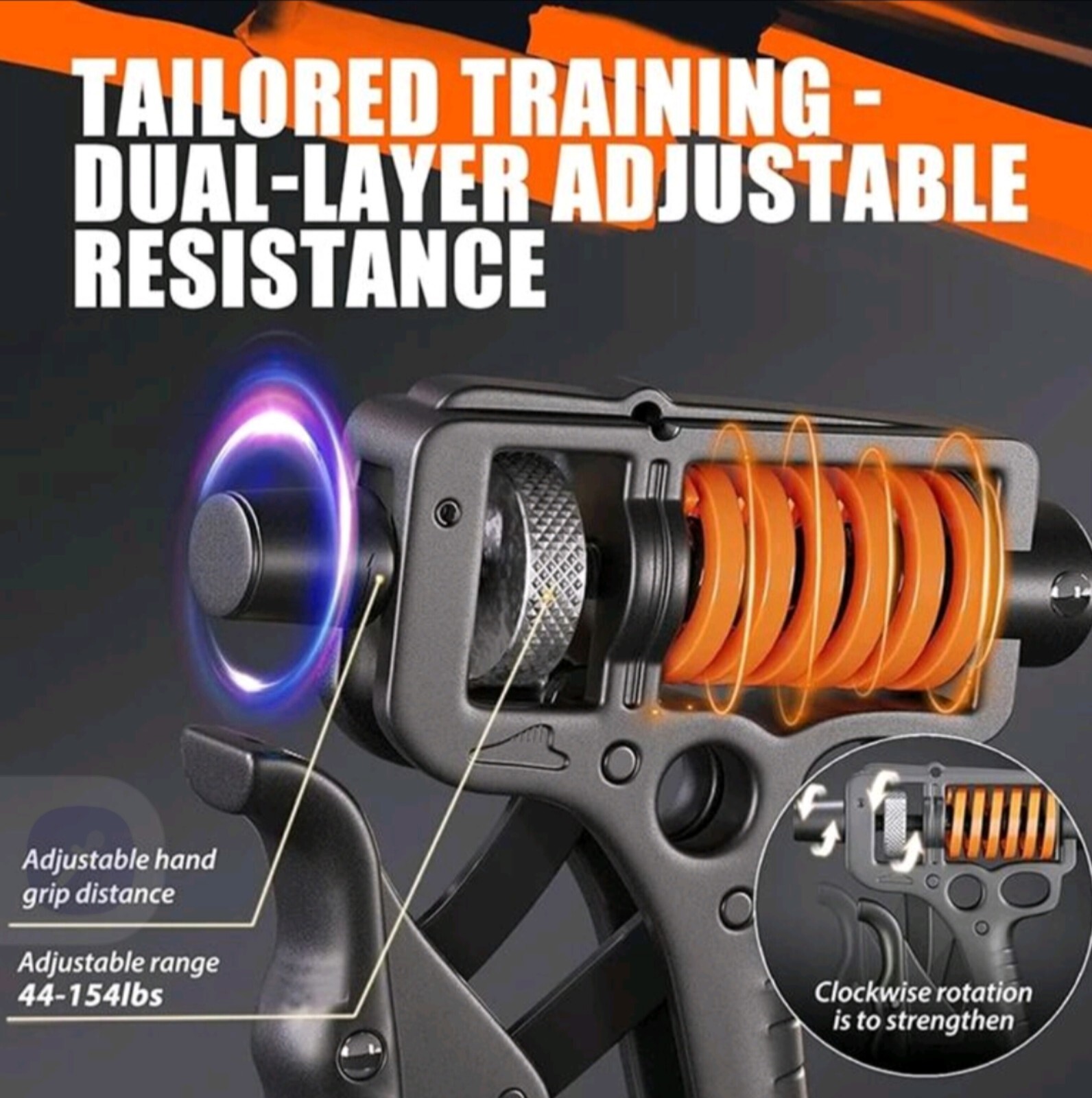 Hand Grip Strength Power Trainer, jawline conditioner, & breathing conditioner