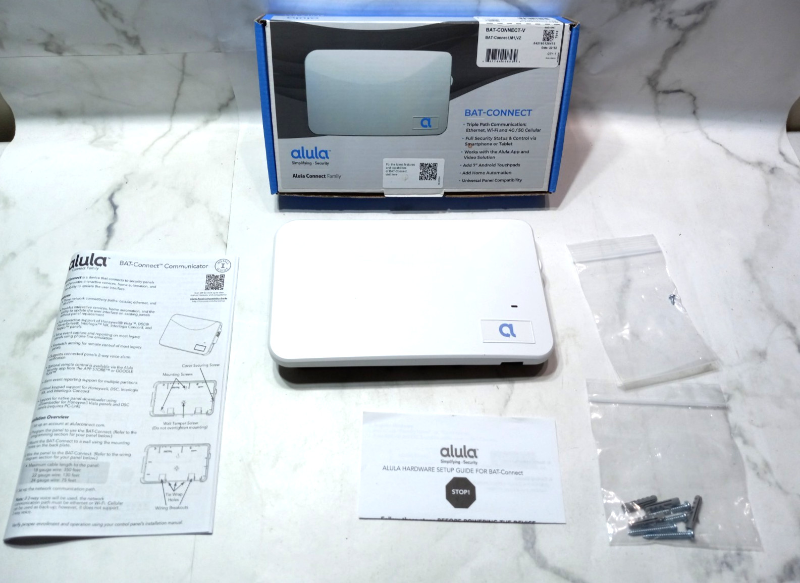 Alula Wireless BAT-CONNECT-V Tri-path Communicator, 4G/5G Ready, Verizon