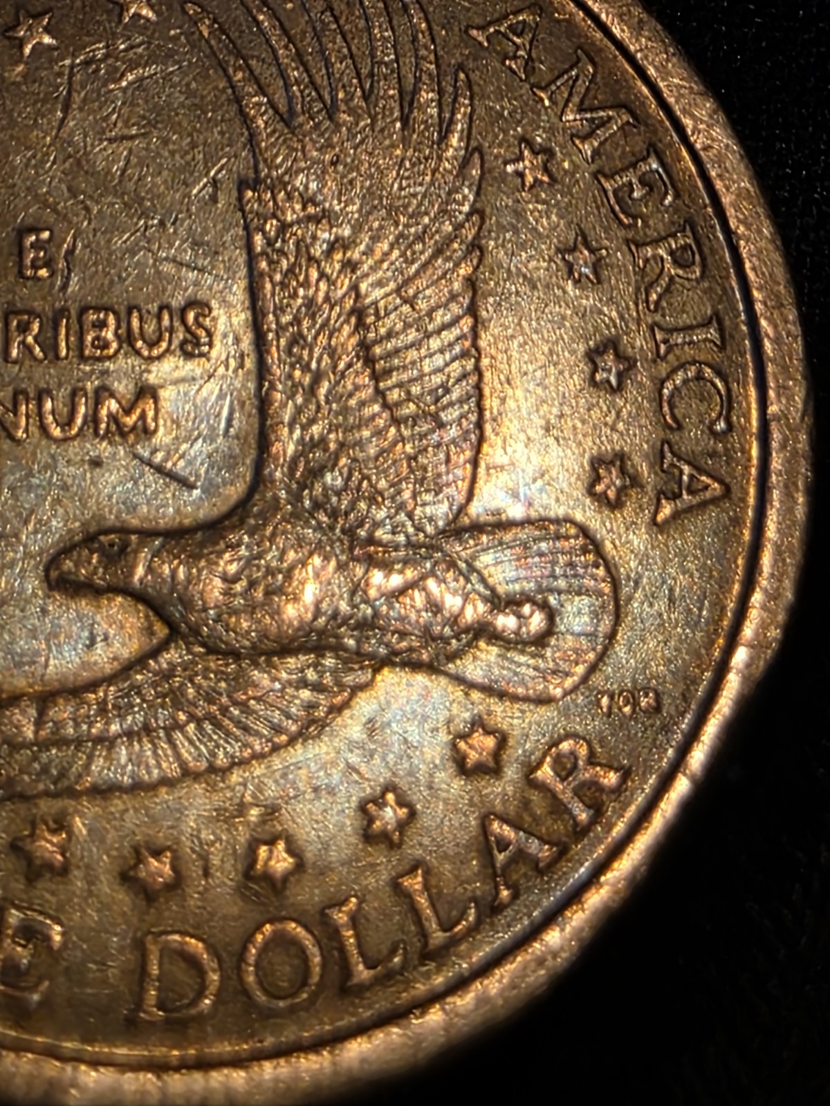 2000 P Sacagawea Dollar Wounded Eagle